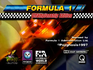 Formula 1 Championship Edition (US) screen shot title